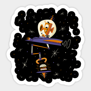 Welcome to Space Burger Sticker